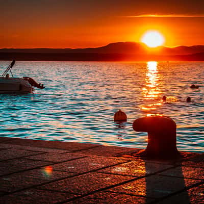 Sunset at Dramalj, Croatia