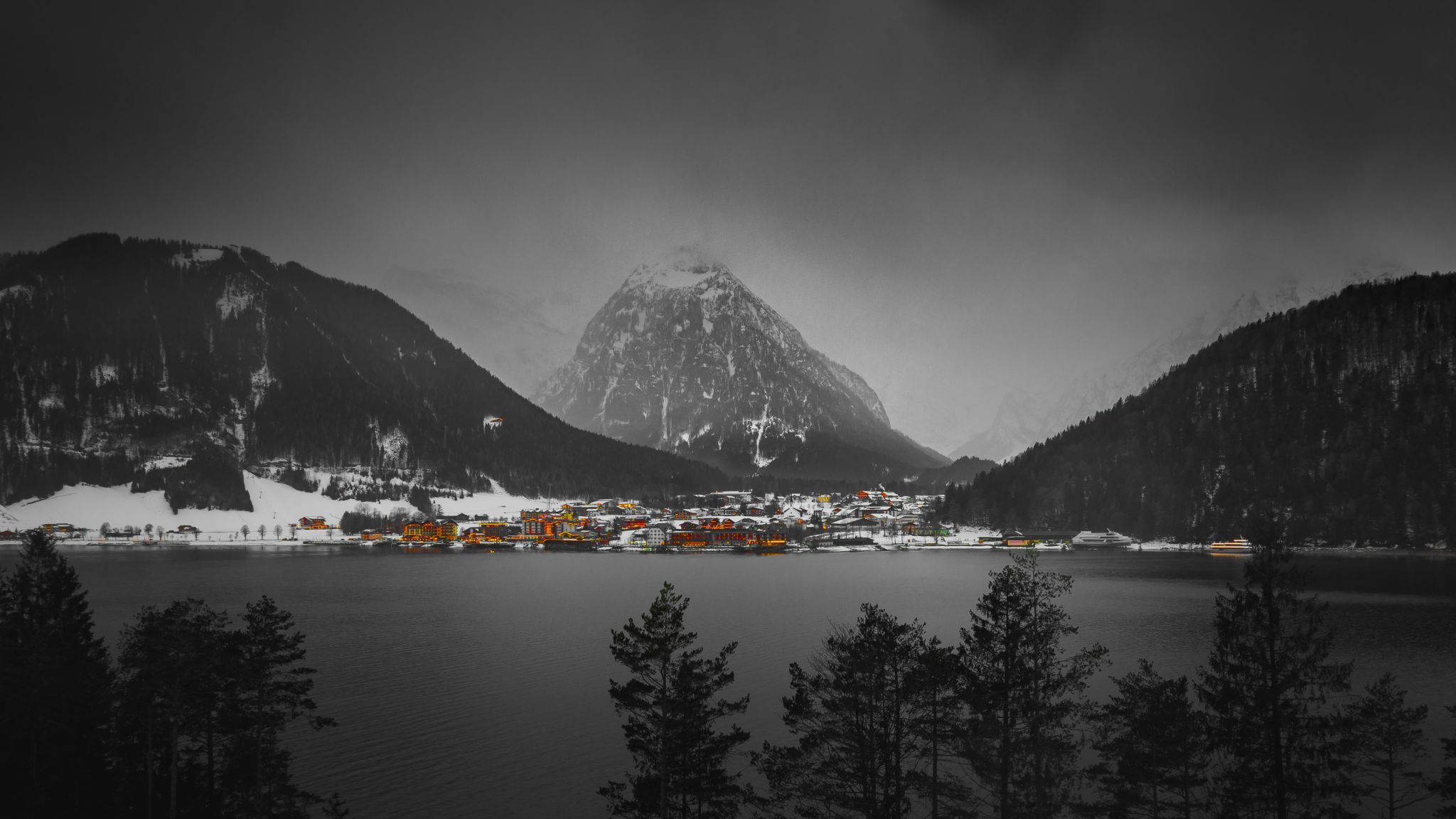 View across the Lake, Austria