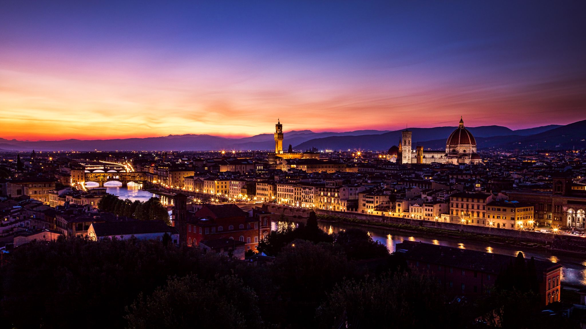 View on Florence (Piazza Michelangelo), Italy