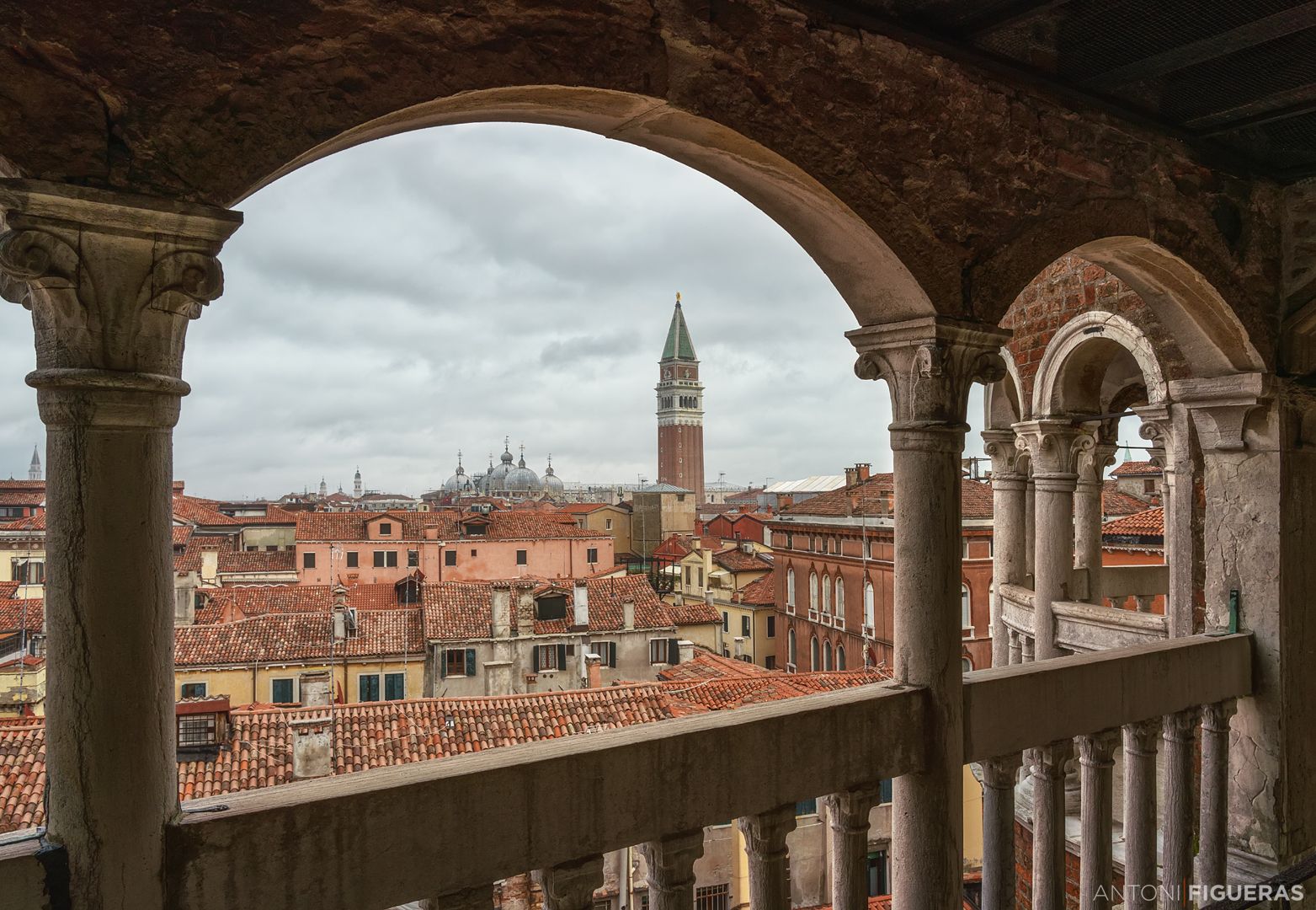 View from Palazzo Contarini del Bovolo, Italy
