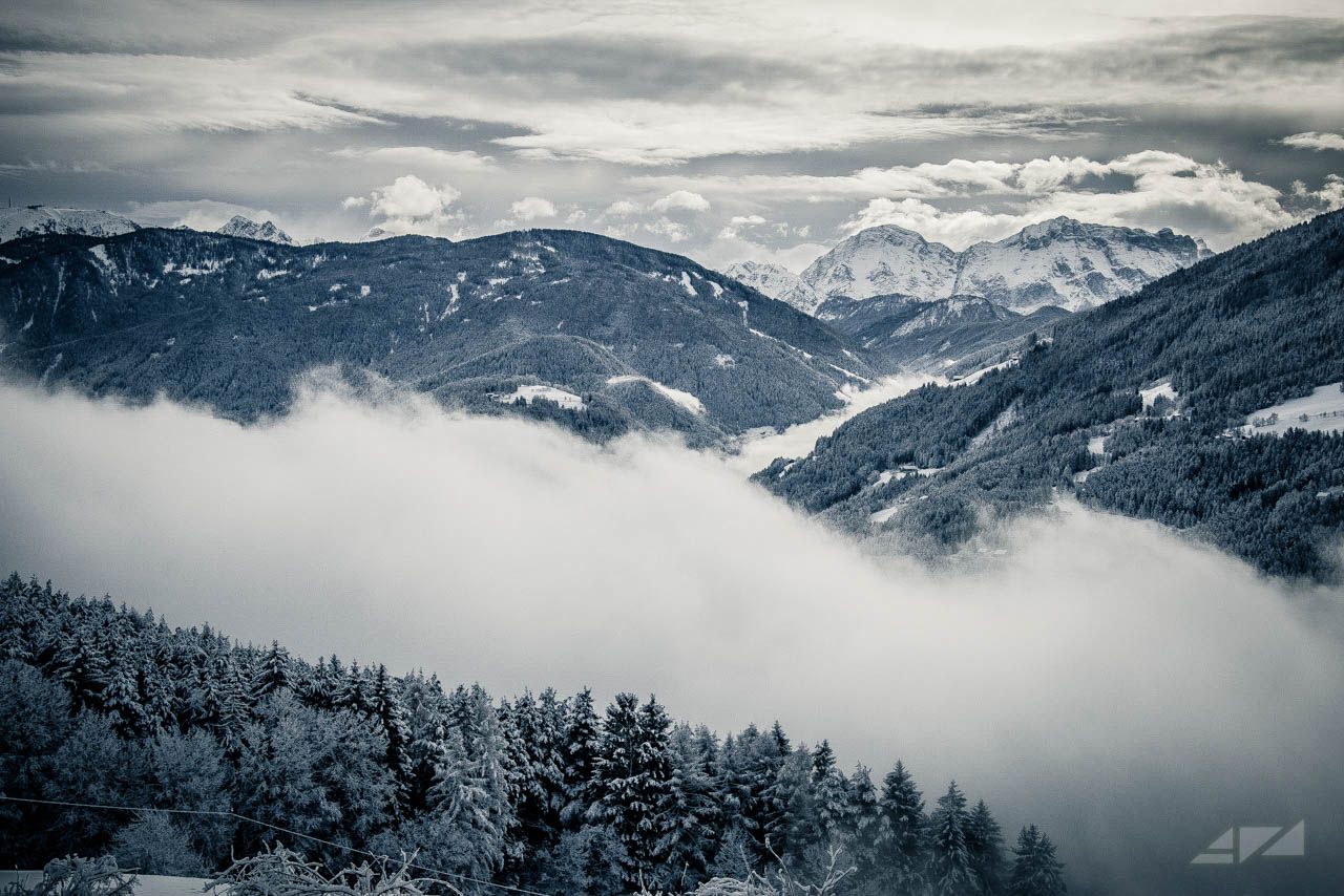 View from Eichnerhof, Italy
