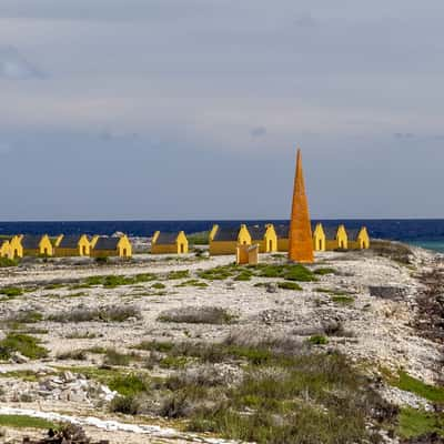 Yellow Slave Huts, Bonaire