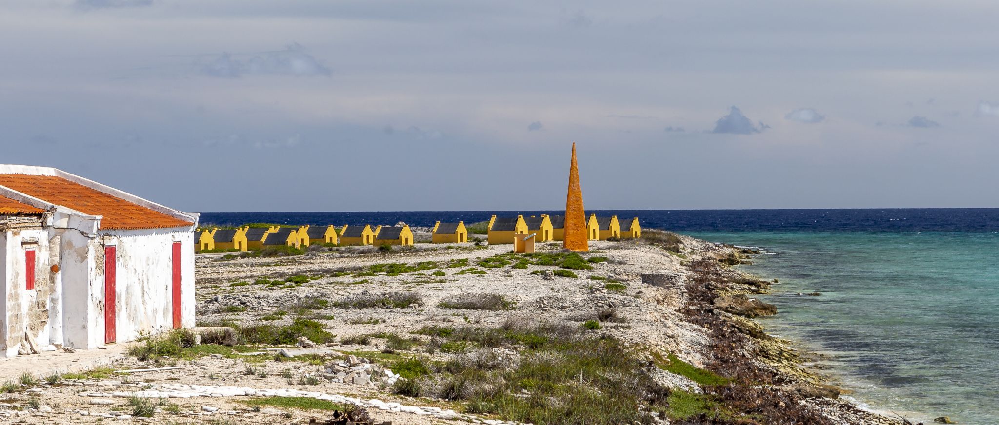 Yellow Slave Huts, Bonaire