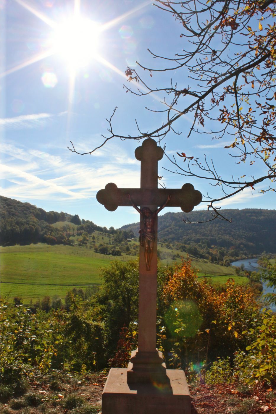 Autumn on the Neckar, Germany