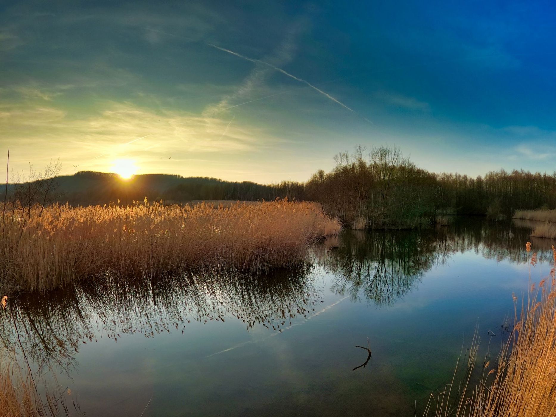 Baggerweier Biodiversum Haff Réimech, Luxembourg