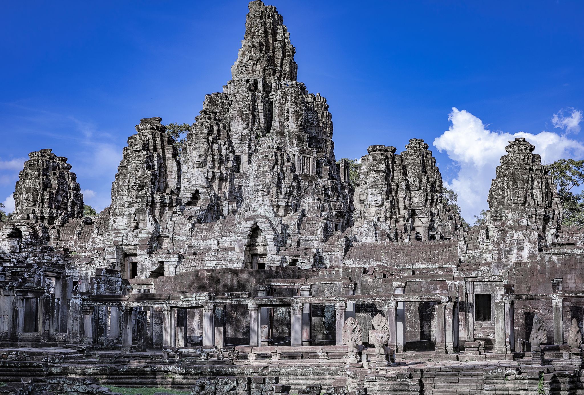 Bayon - Faces of the Bayon, Cambodia