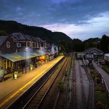 betws-y-coed, train station in wales, United Kingdom