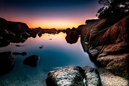 Binalong Bay sunrise Tasmania