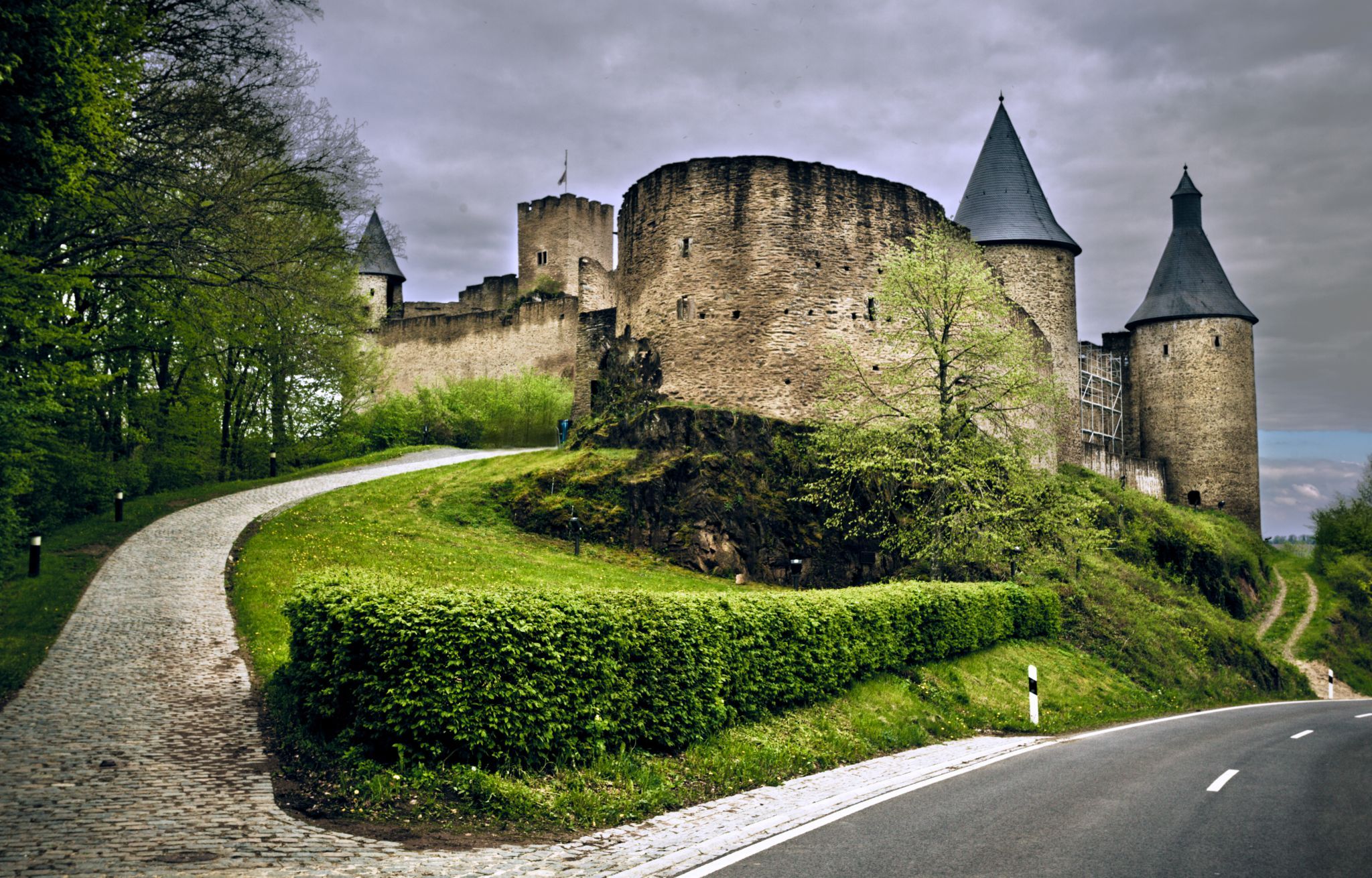Bourscheid Castle (Château de Bourscheid), Luxembourg