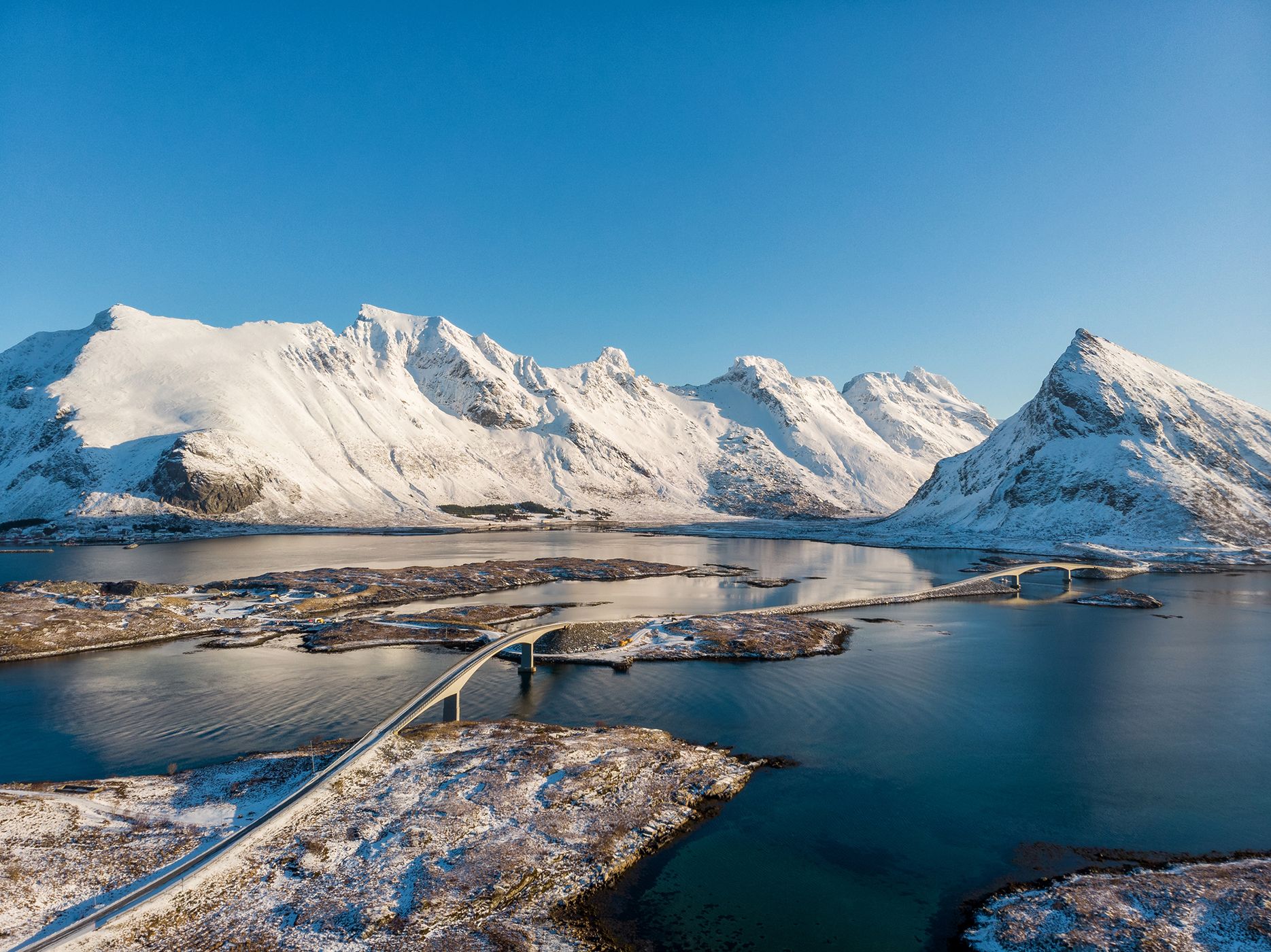Road to Fredvang, Lofoten, Norway