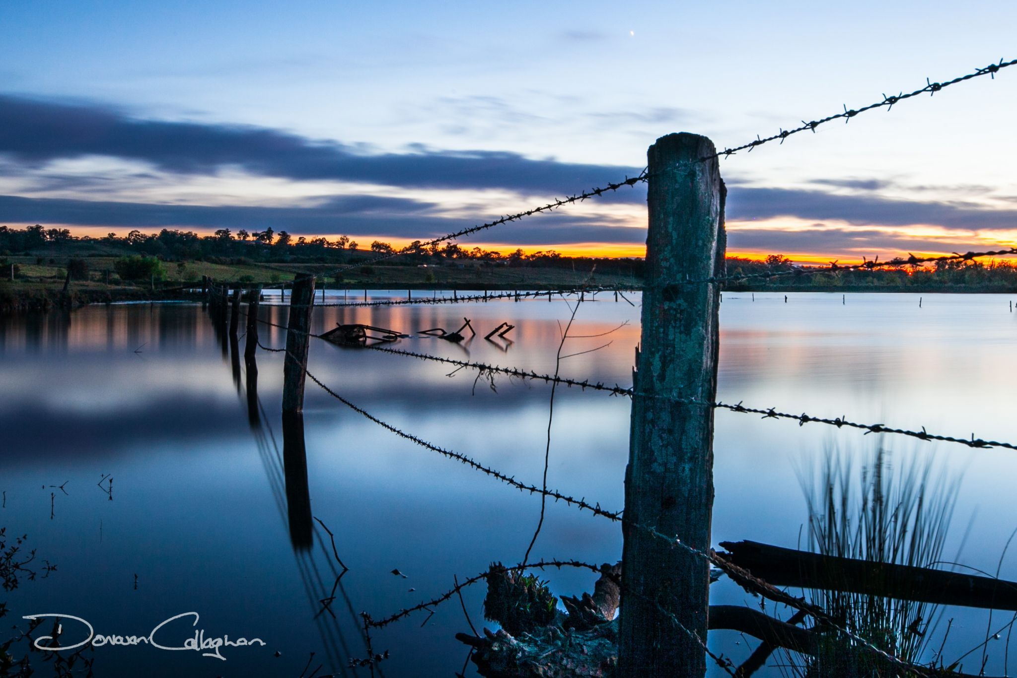 Bushells Lagoon Sunrise Freeman's Reach, Australia