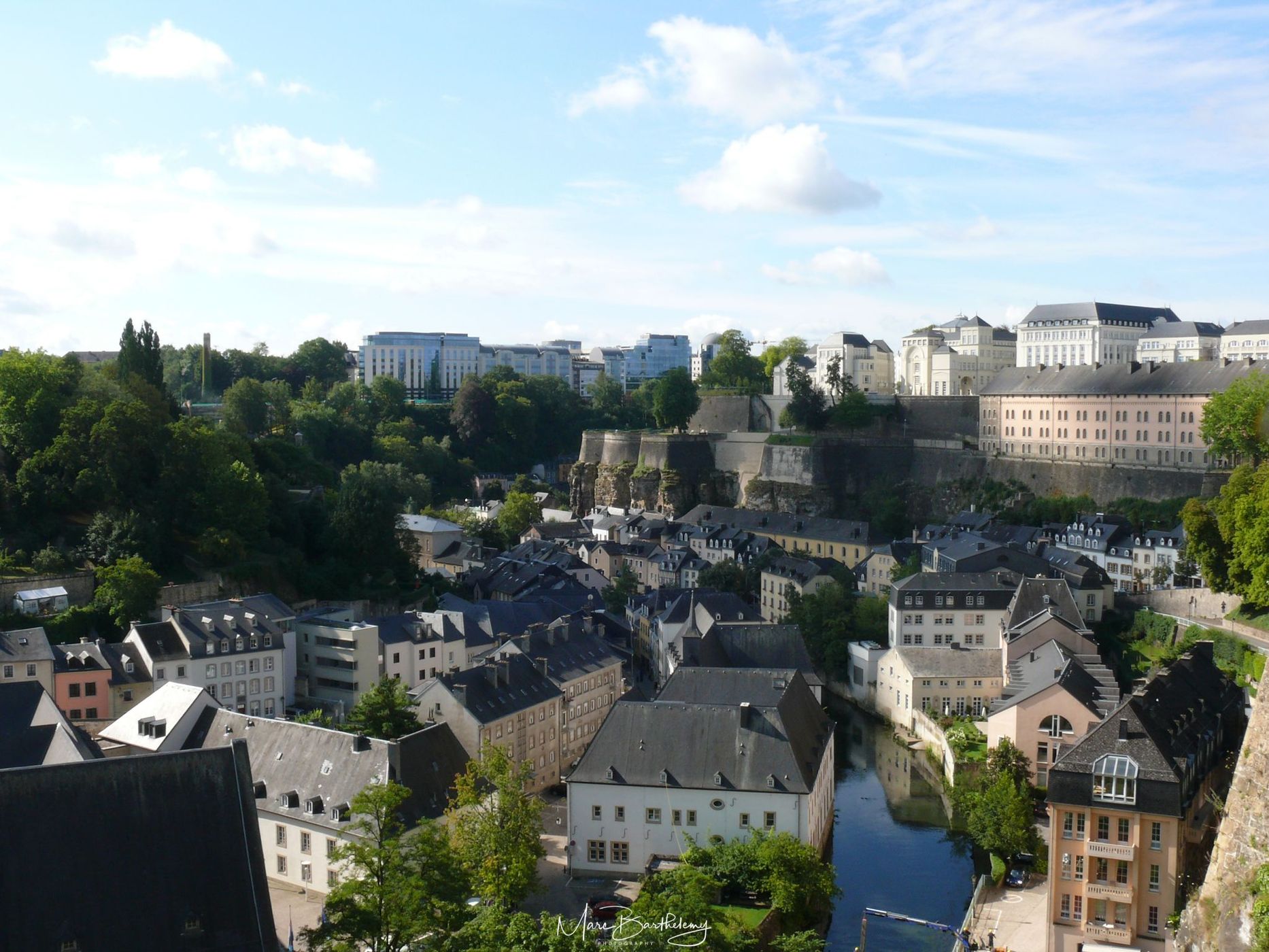 Saint-Jean-du-Grund view, Luxembourg city, Luxembourg