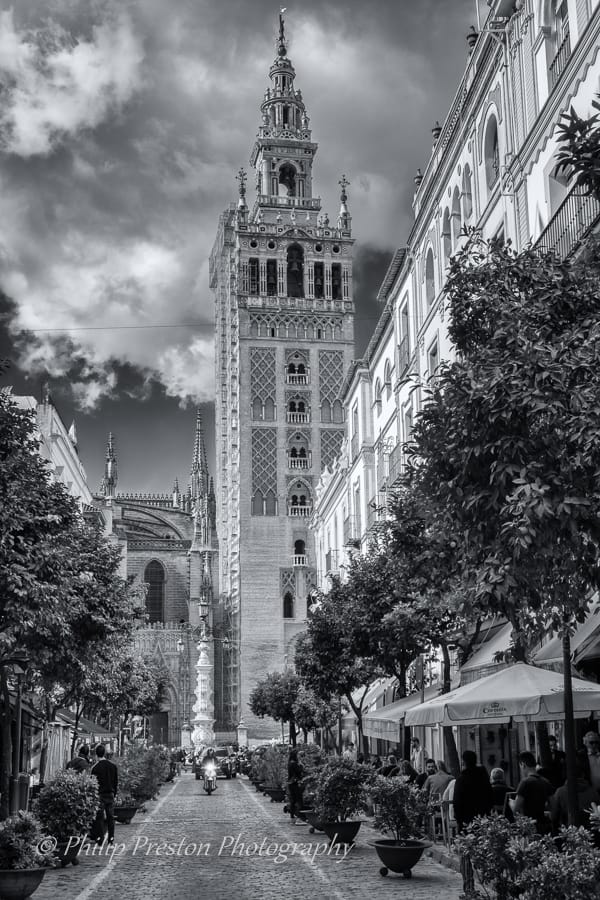 Cityscape of Seville, Spain