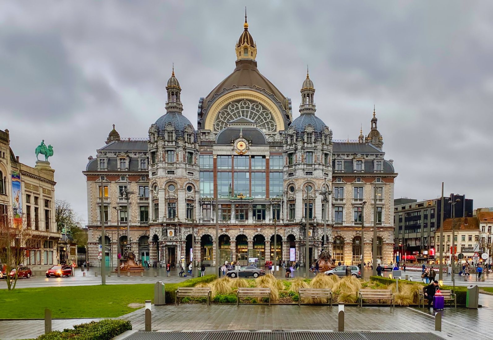 Antwerp Central Station Outside Belgium antwerp-central-station-outside-belgium