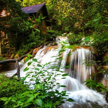 Chiang Mai Maetaman waterfall & Hut, Thailand