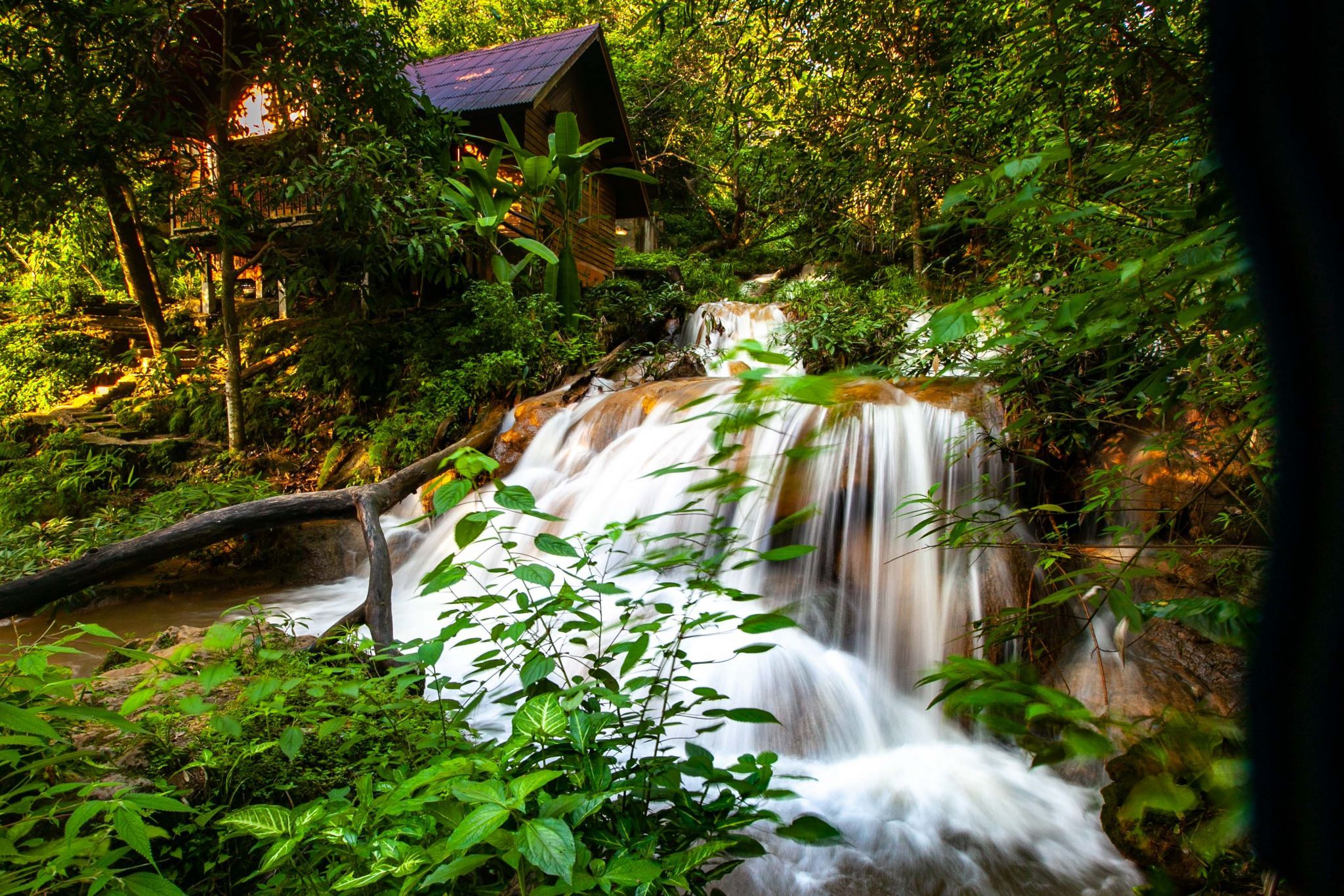 Chiang Mai Maetaman waterfall & Hut, Thailand