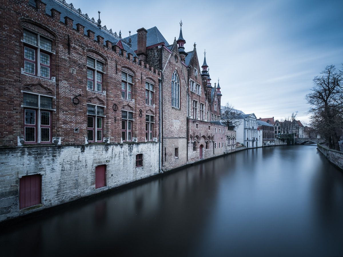 Classic Bruges view, Belgium