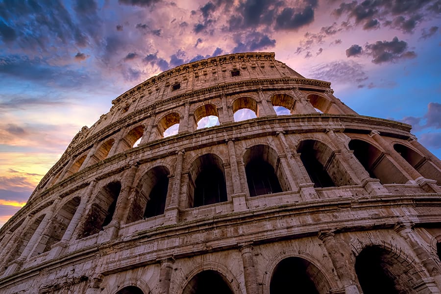 Colosseum (front view), Rome, Italy