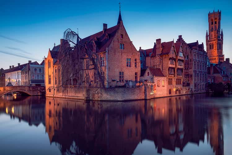 Typical view of Bruges