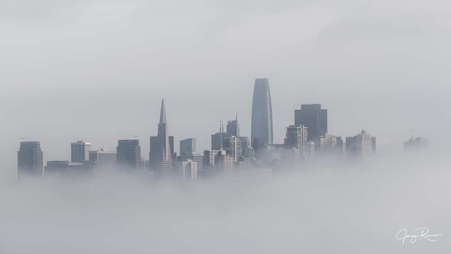 Downtown San Francisco from Moore Rd Pier