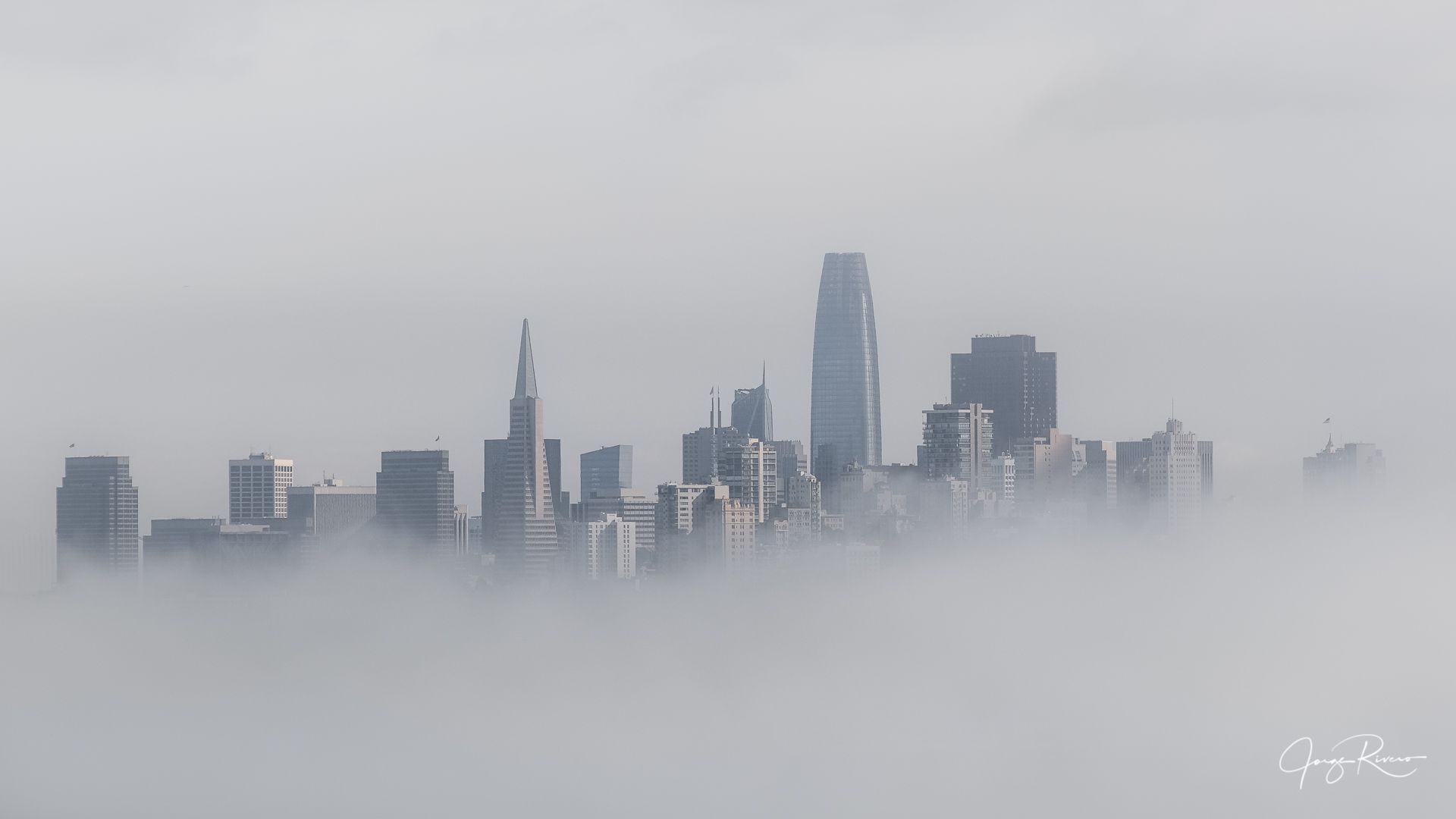 Downtown San Francisco from Moore Rd Pier, USA