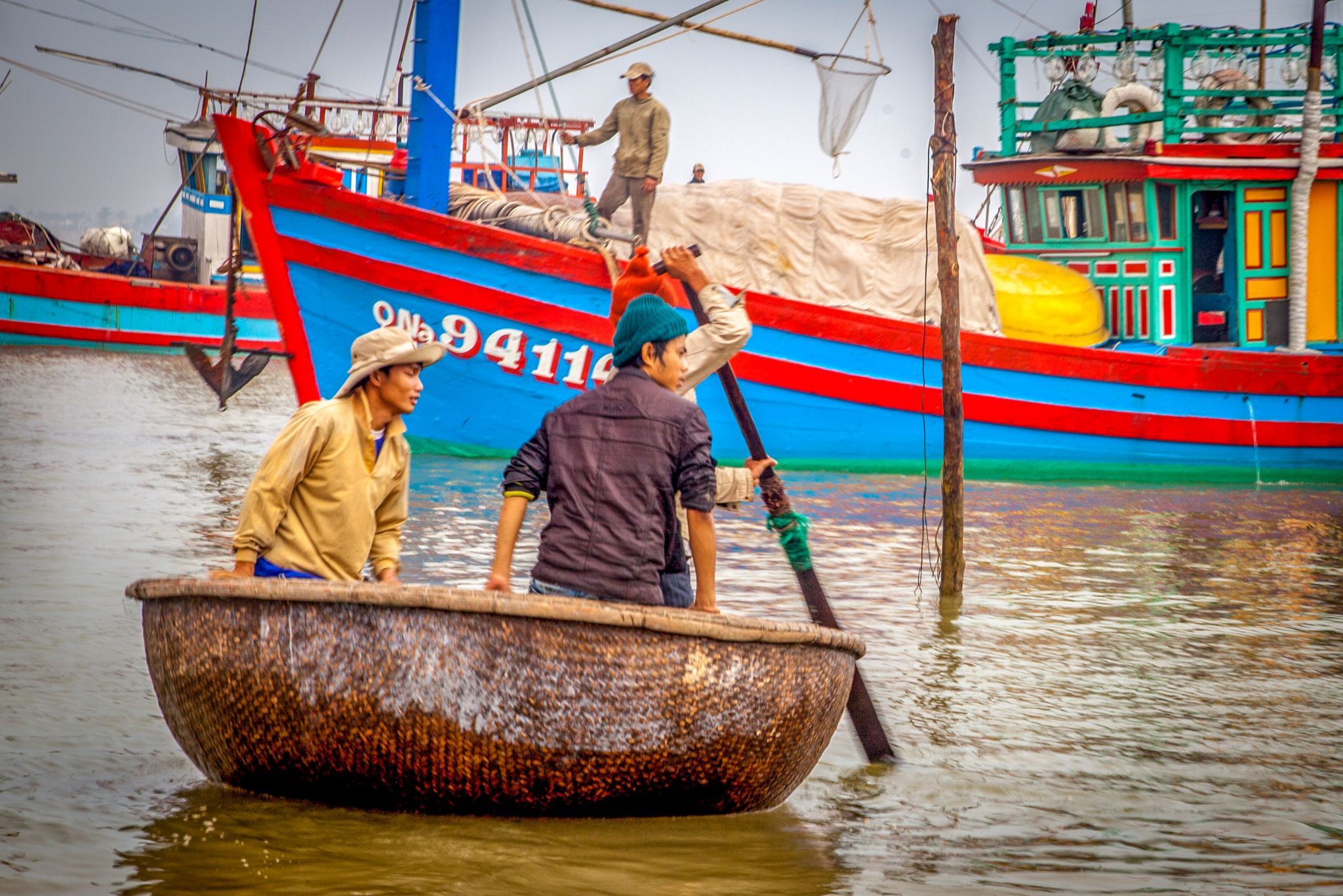 Fishermen Hoi An, Vietnam