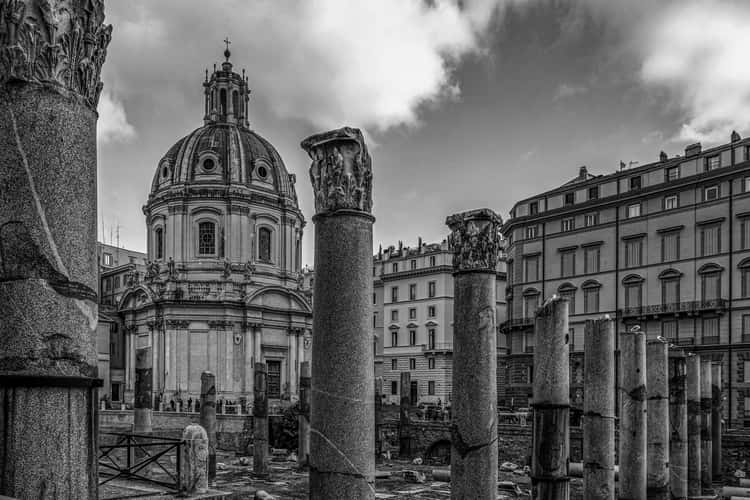 Forum Traianum and Chiesa del Santissimo Nome di Maria