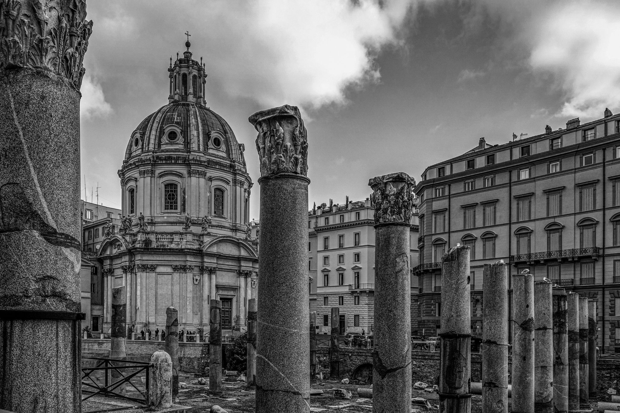 Forum Traianum and Chiesa del Santissimo Nome di Maria, Italy