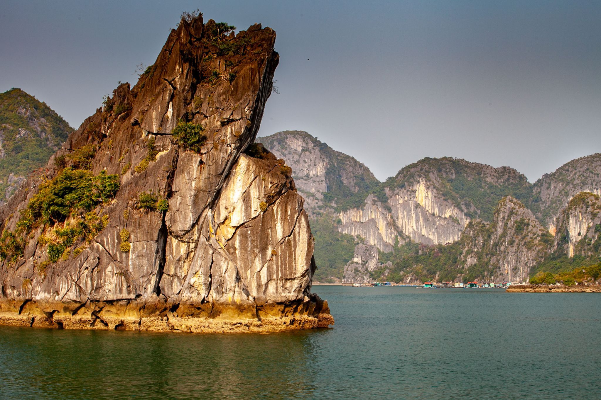 Halong Bay rock formations North Vietnam, Vietnam