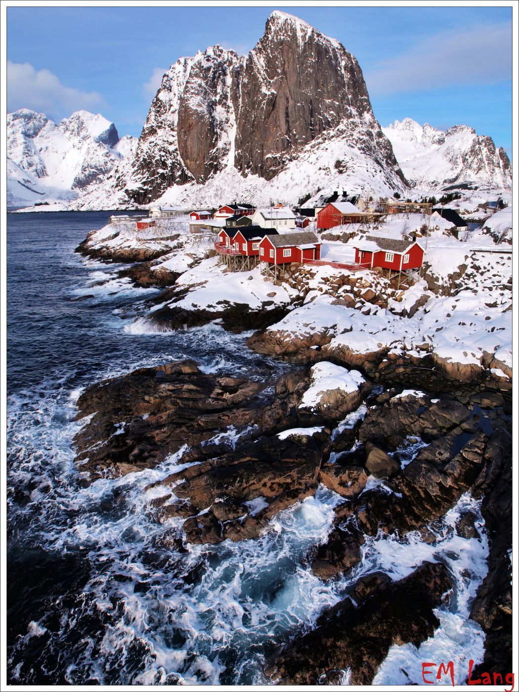 Hamnøy, classic view, Lofoten, Norway