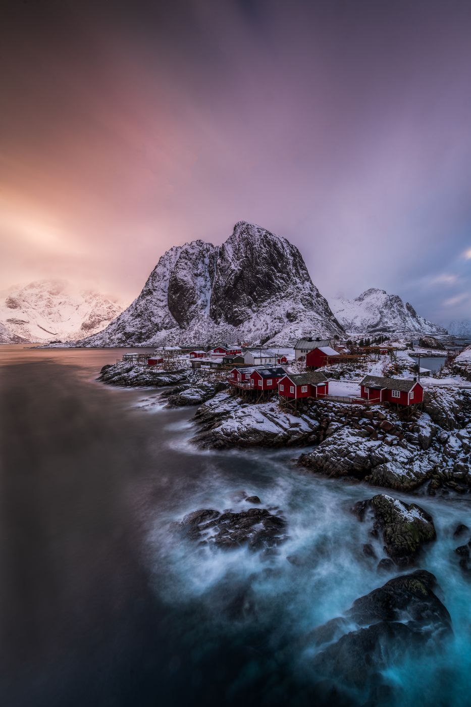Hamnøy, classic view, Lofoten, Norway