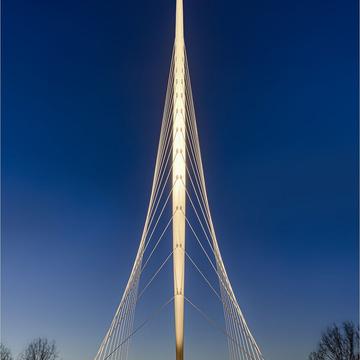 Harp Bridge by Calatrava, Netherlands