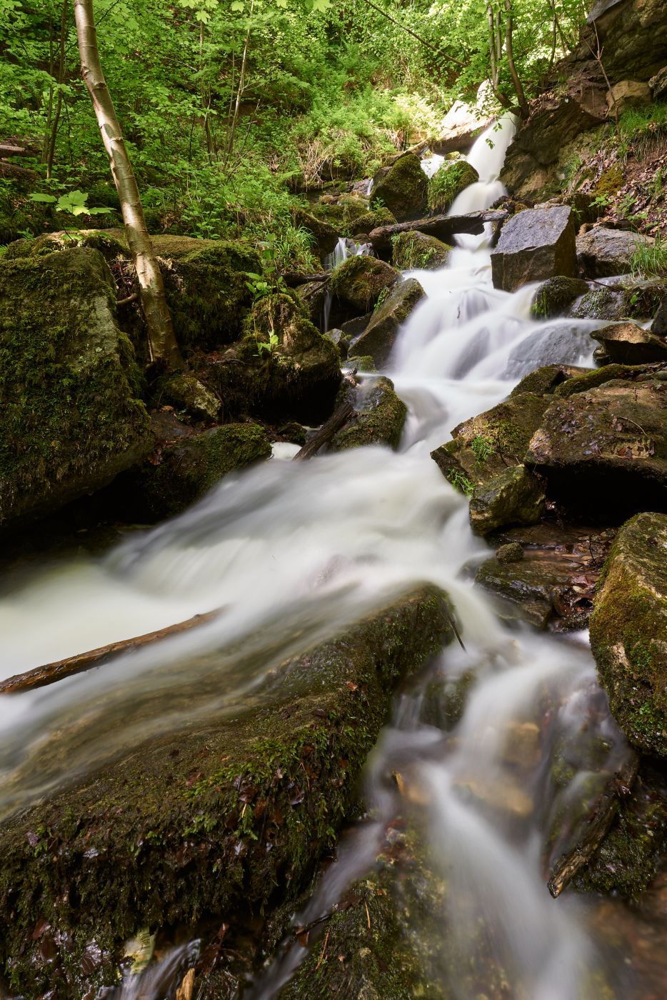 Heslacher Waterfall, Stuttgart, Germany