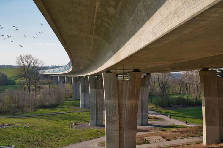Highway bridge