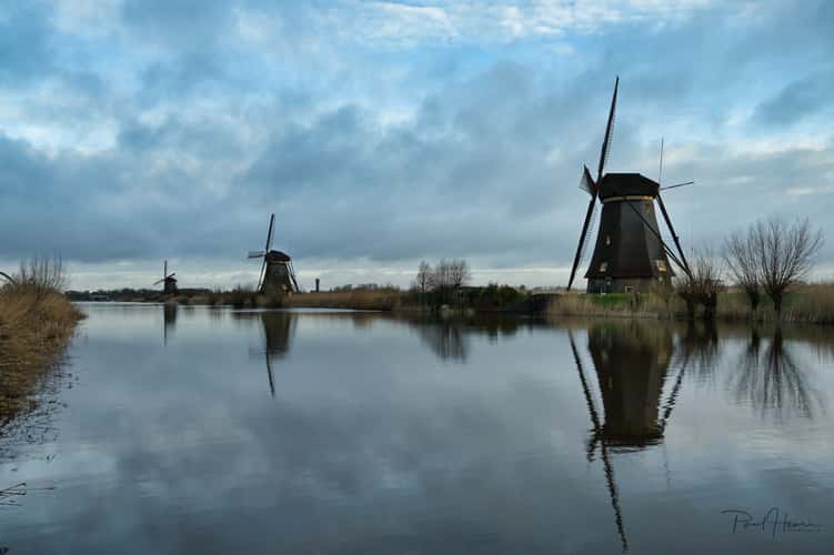 A different perspective on windmills, Kinderdijk
