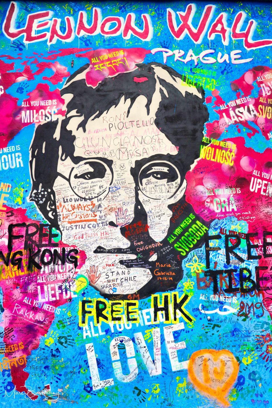 John Lennon Wall, Czech Republic