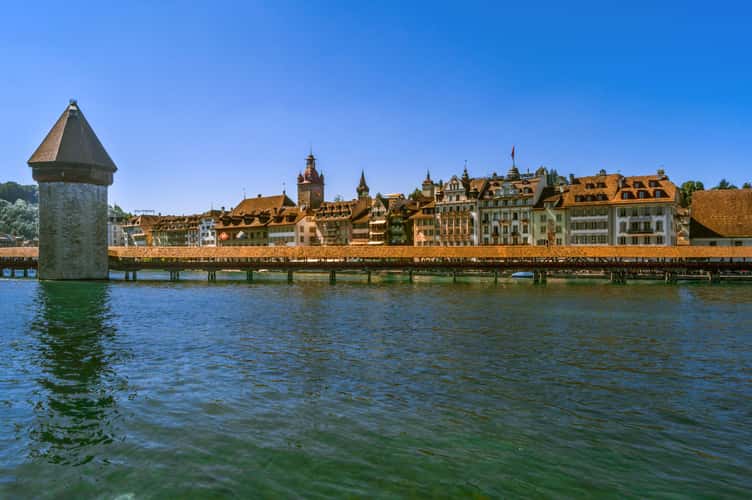 Kapellbrücke from Seebrücke