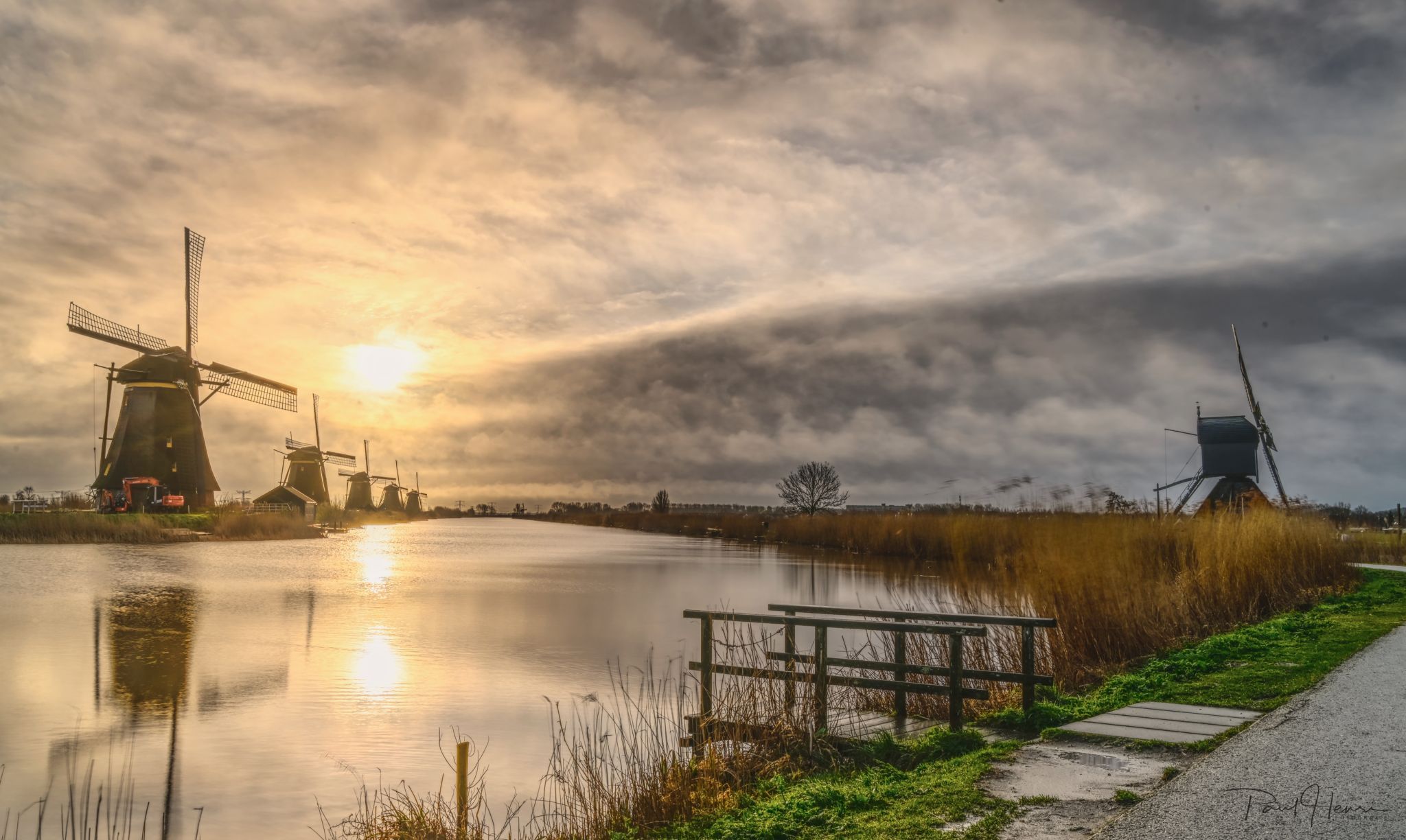 Windmills, Kinderdijk UNESCO World Heritage, Netherlands