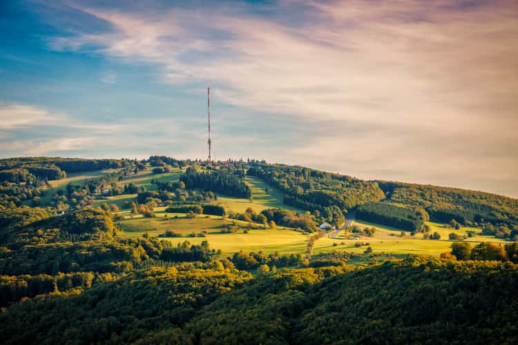 Kreuzberg Rhoen view from Osterburg