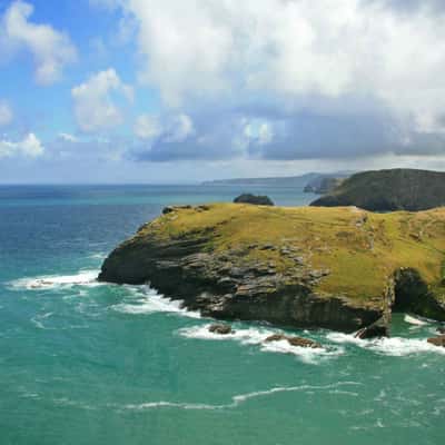 Küste bei Tintagel Castle, United Kingdom