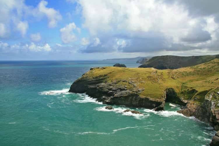Küste bei Tintagel Castle