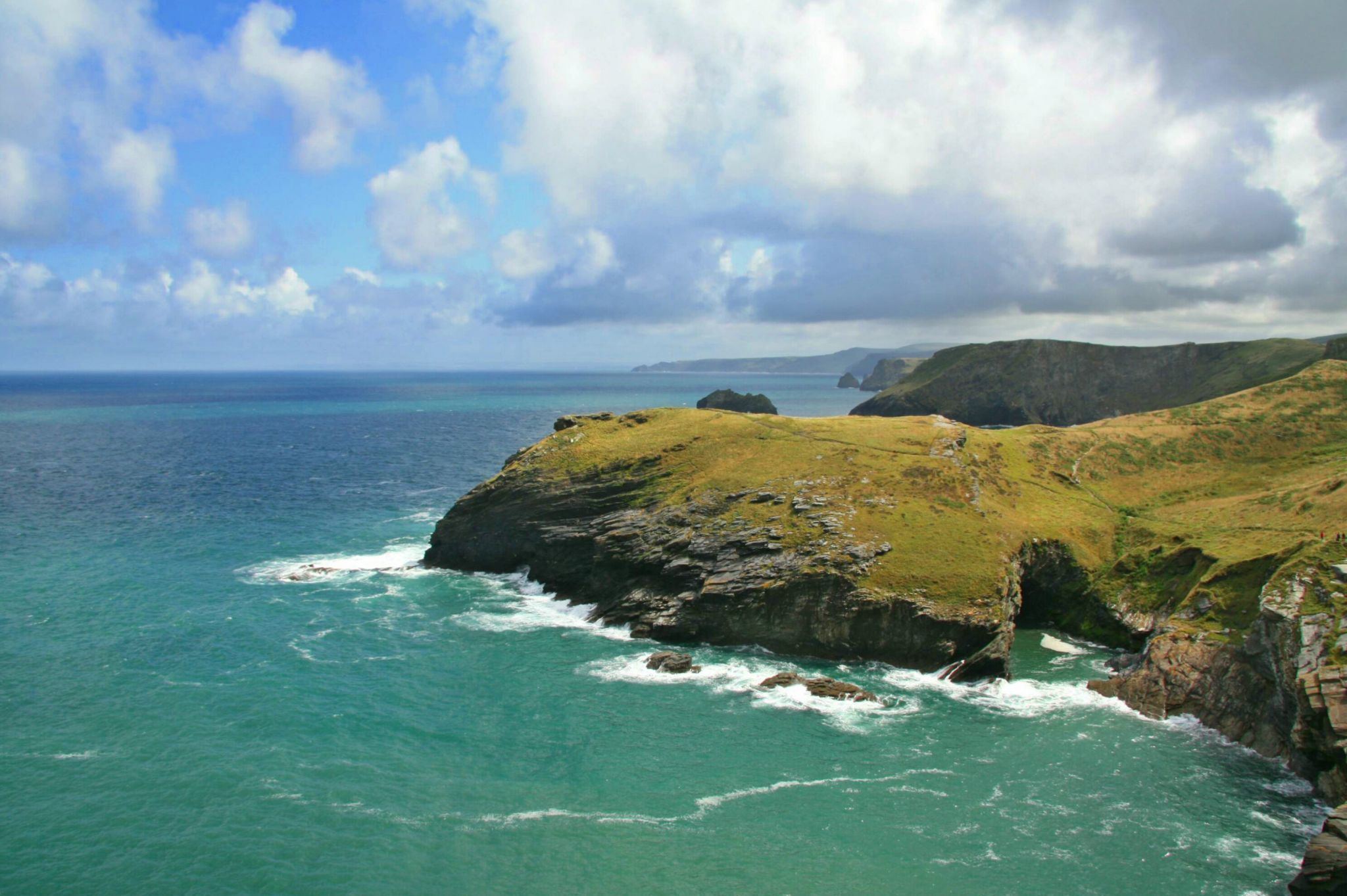 Küste bei Tintagel Castle, United Kingdom
