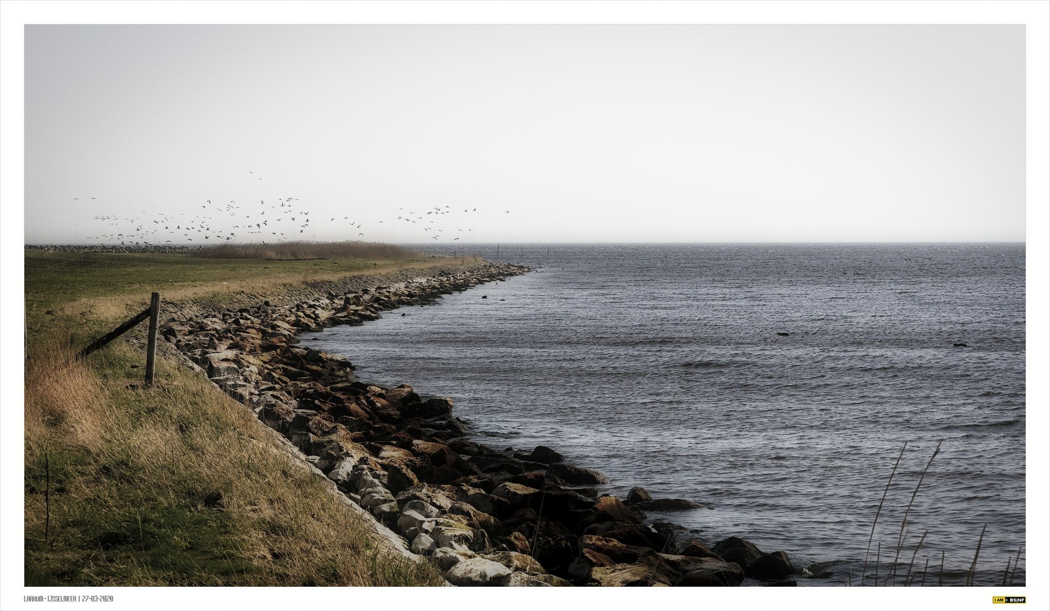 Laaksum at Lake Ijsselmeer, Netherlands