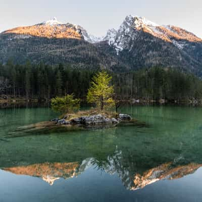 Lake Hintersee, Berchtesgadener Land, Germany