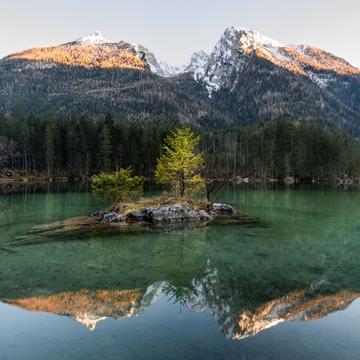 Lake Hintersee, Berchtesgadener Land, Germany