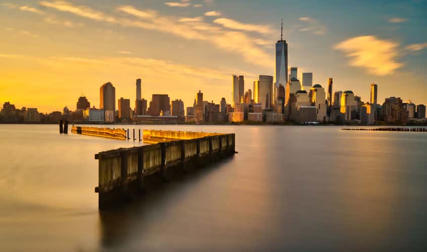 Sunrise at Newport, New York City