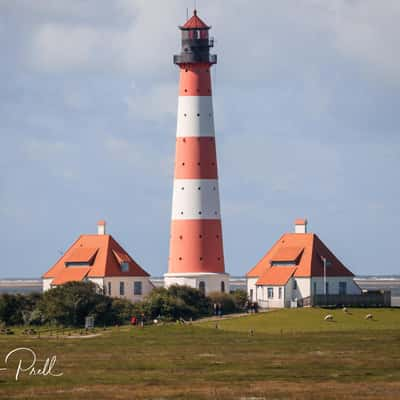 Leuchtturm Westerheversand, Germany