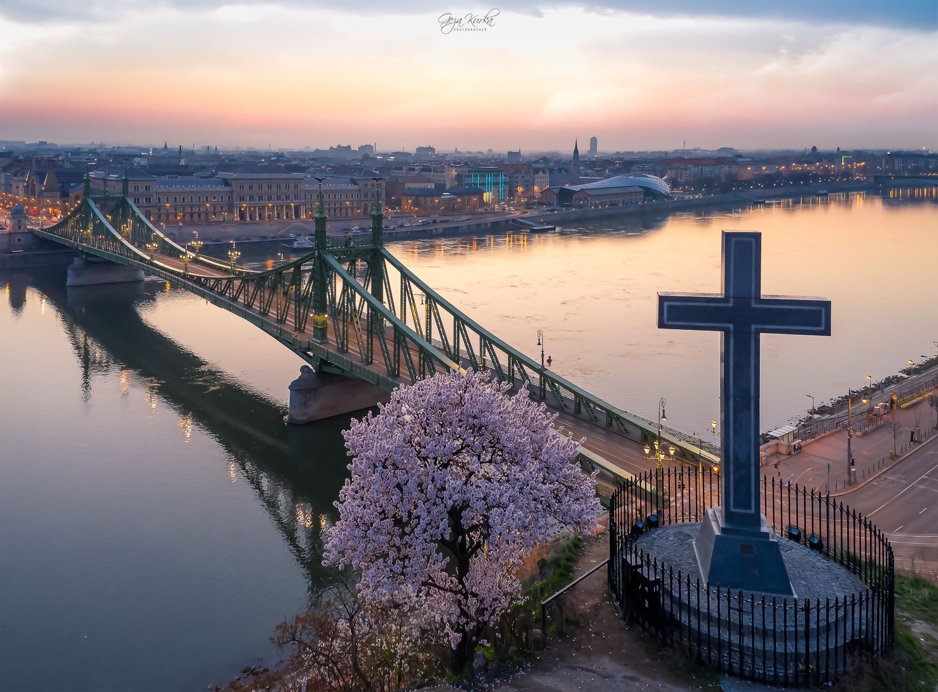 Liberty Bridge, Budapest, Hungary