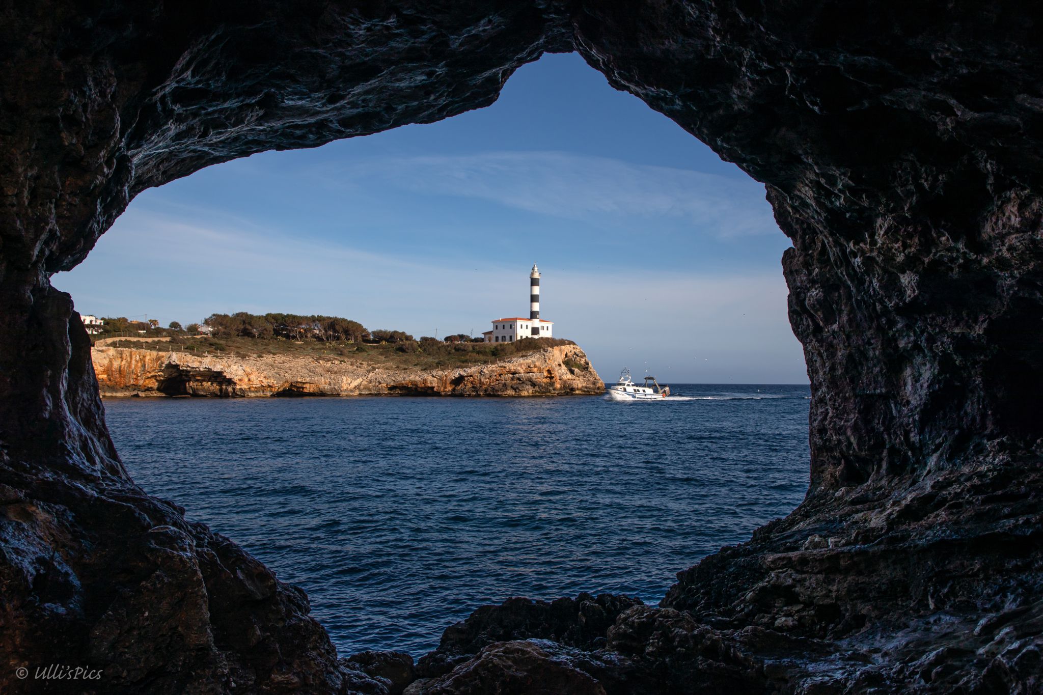 Lighthouse of Porto Colom, Spain