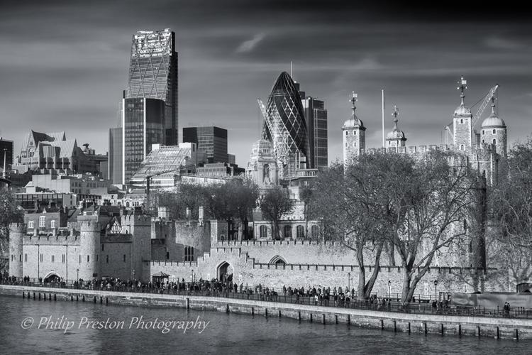 London Skyline from Tower Bridge Exhibition